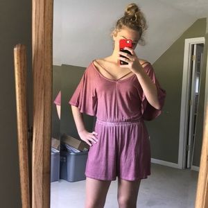 american eagle unique fade wash romper